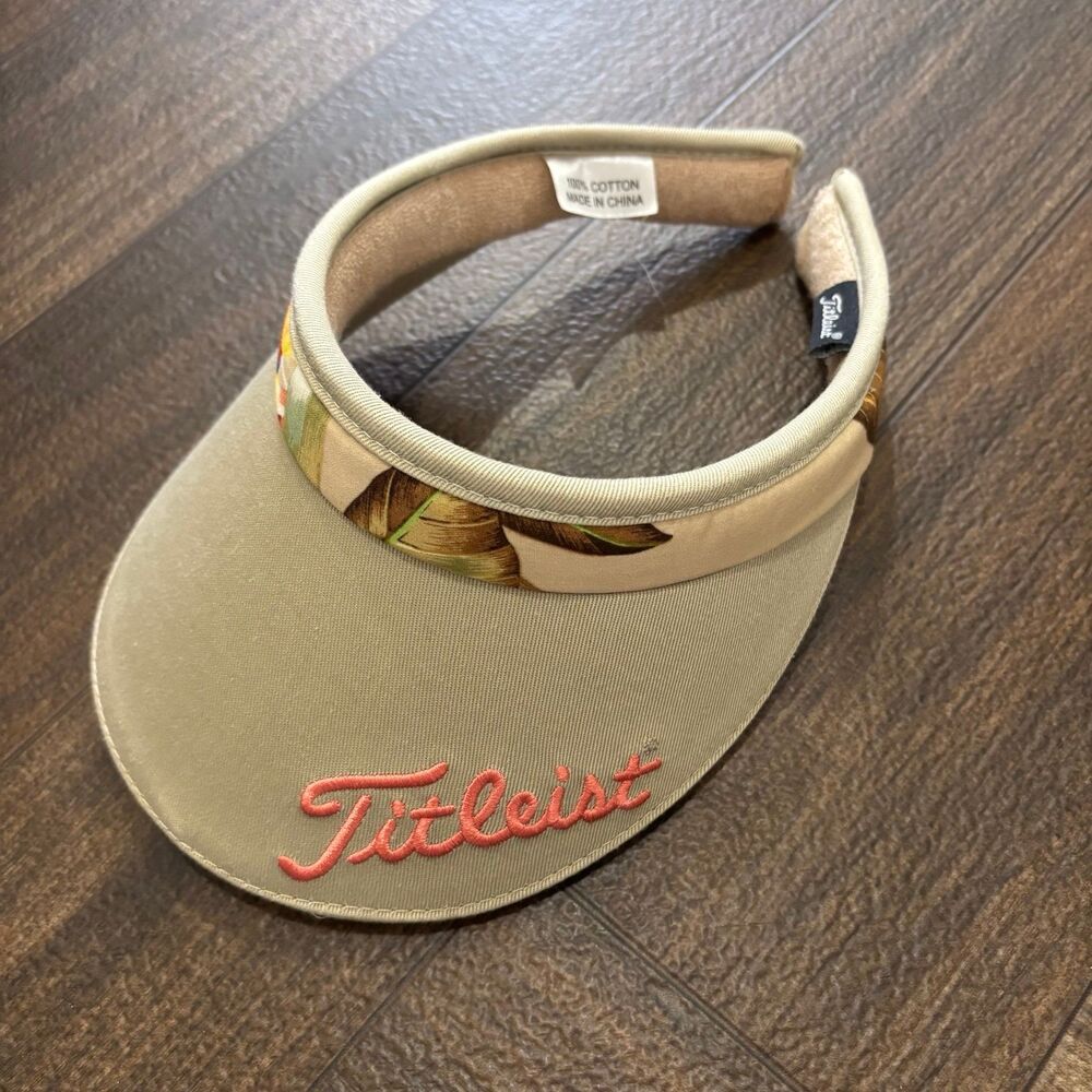 Titleist Women’s Hawaiian Floral Golf Tennis Sun Visor